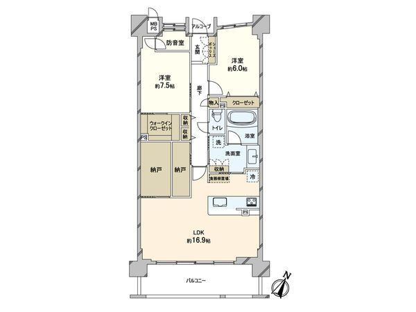 ワコーレ芦屋ディアハウス 間取図(平面図) ワコーレ芦屋ディアハウス 間取図(平面図)