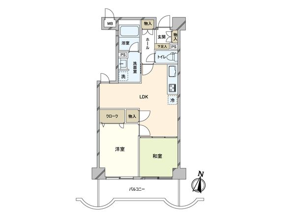 ティコット芦屋 間取図(平面図)