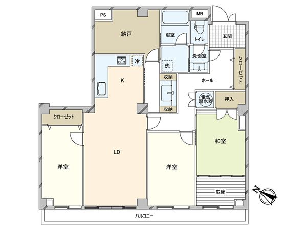 ロイヤルヒル芦屋 間取図(平面図)