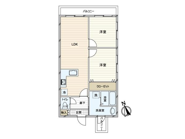 アムール芦屋 間取図(平面図)