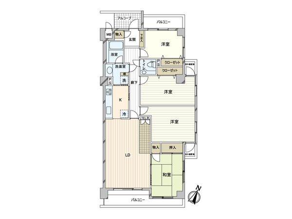 藤和芦屋川ホームズ 間取図(平面図) 藤和芦屋川ホームズ 間取図(平面図)