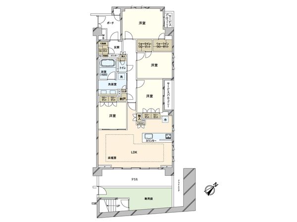 Brillia夙川高塚町 間取図(平面図)