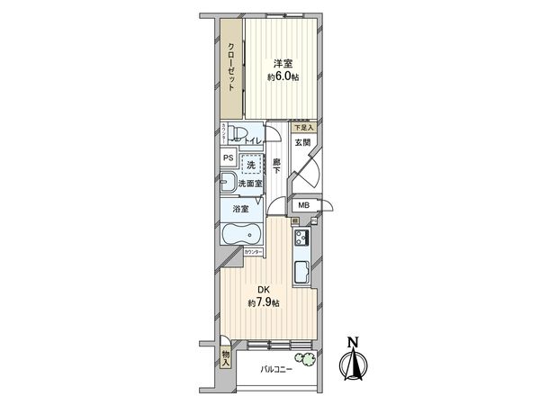 ラリーブ 間取図(平面図) ラリーブ 間取図(平面図)