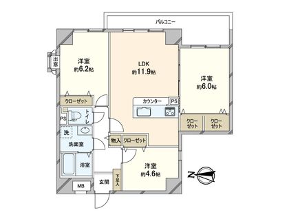 間取図(平面図)