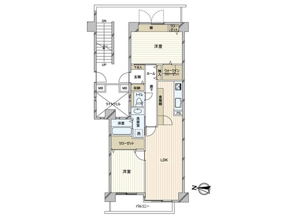 パーク・ハイム芦屋翠ケ丘 間取図(平面図)