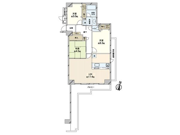 グランドメゾン芦屋翠ヶ丘 間取図(平面図) グランドメゾン芦屋翠ヶ丘 間取図(平面図)