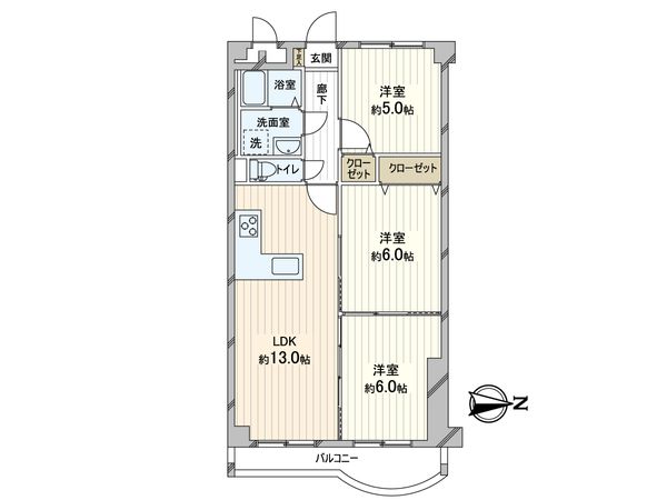 芦屋パインリッチ 間取図