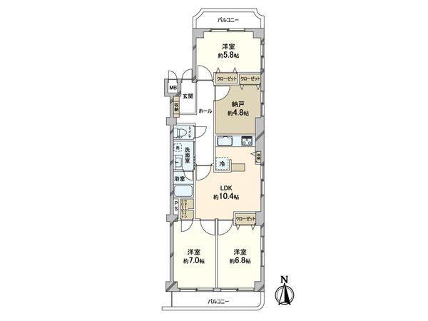 芦屋親王塚マンション 間取図(平面図) 芦屋親王塚マンション 間取図(平面図)