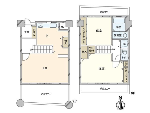 芦屋サニーヒル 間取図(平面図) 芦屋サニーヒル 間取図(平面図)