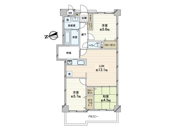 プリオーレ芦屋朝日ヶ丘 間取図(平面図) プリオーレ芦屋朝日ヶ丘 間取図(平面図)