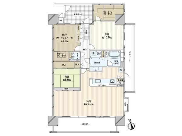 エスリード芦屋陽光町 間取図(平面図) エスリード芦屋陽光町 間取図(平面図)