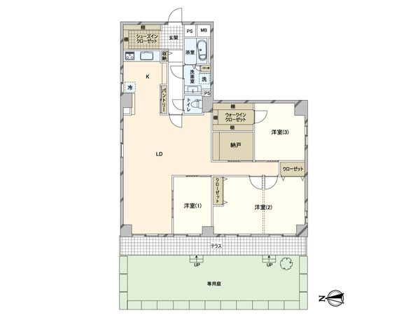 日商岩井芦屋翠ヶ丘マンション 間取図(平面図) 日商岩井芦屋翠ヶ丘マンション 間取図(平面図)