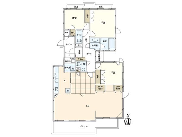 ロイヤル芦屋翠ケ丘 間取図(平面図) ロイヤル芦屋翠ケ丘 間取図(平面図)