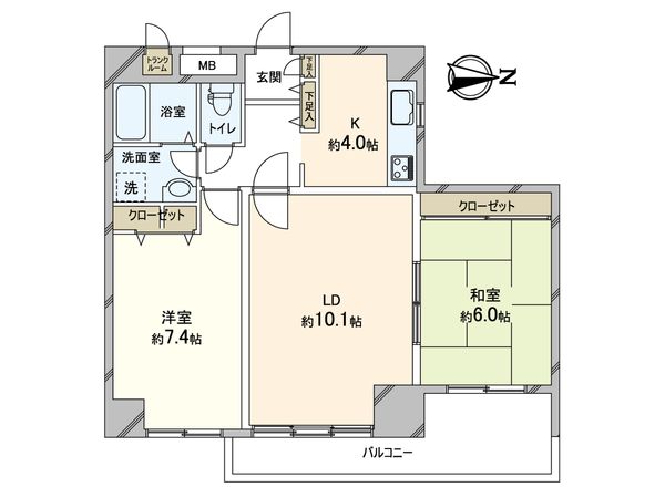 パーク・ハイム芦屋翠ケ丘 間取図(平面図) パーク・ハイム芦屋翠ケ丘 間取図(平面図)
