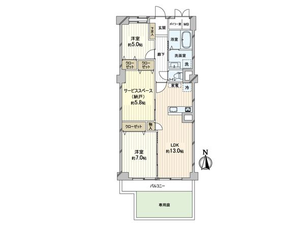 芦屋翠ケ丘パークマンション 間取図(平面図) 芦屋翠ケ丘パークマンション 間取図(平面図)