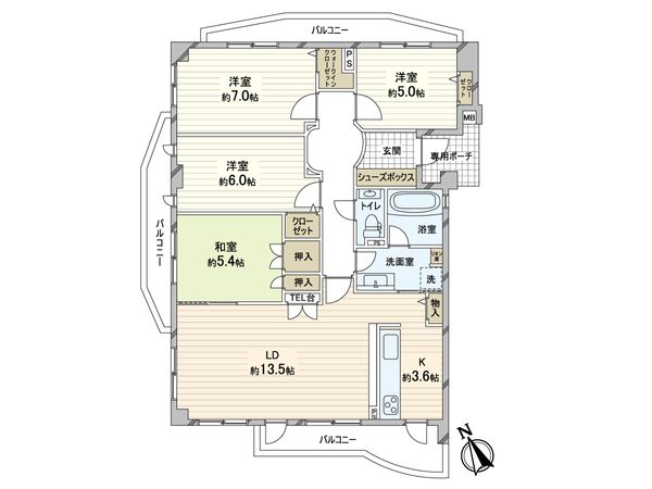 セレッソコート芦屋ヴェルグラード 間取図(平面図) セレッソコート芦屋ヴェルグラード 間取図(平面図)