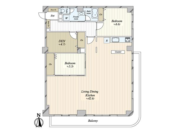芦屋アーバンライフ 間取図(平面図) 芦屋アーバンライフ 間取図(平面図)