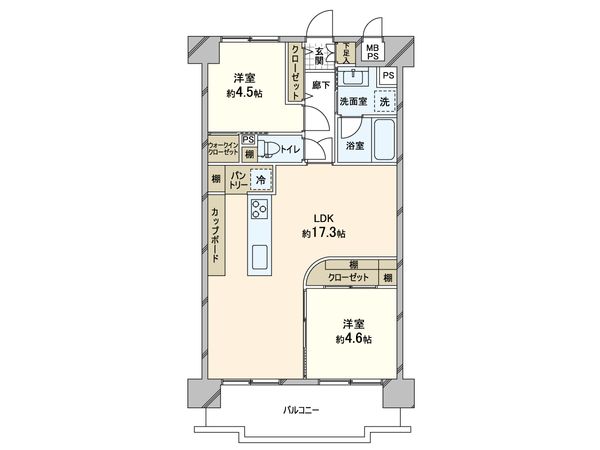 ライオンズマンション芦屋西蔵町 間取図(平面図) ライオンズマンション芦屋西蔵町 間取図(平面図)