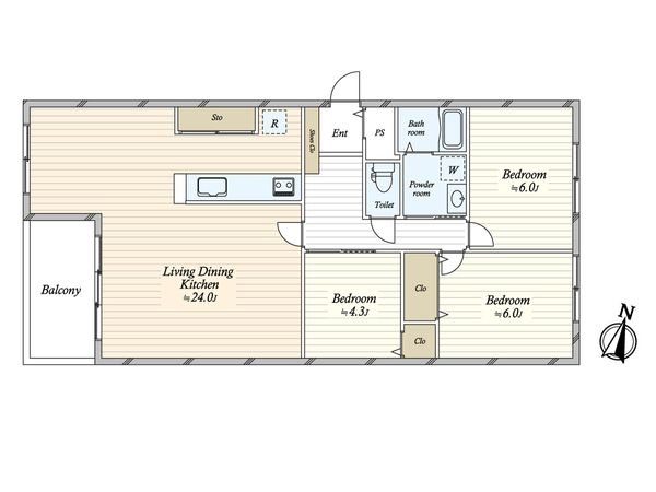 アステム芦屋D棟 間取図(平面図) アステム芦屋D棟 間取図(平面図)