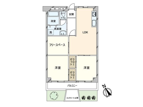 芦屋東山アーバンライフ 間取図(平面図) 芦屋東山アーバンライフ 間取図(平面図)