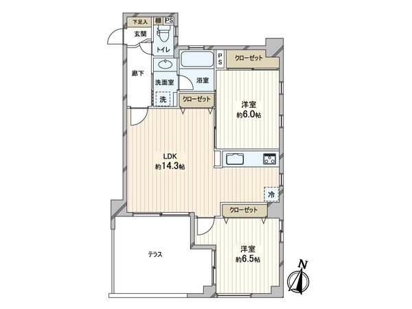 ラ・ピーナ神戸本山 間取図(平面図) ラ・ピーナ神戸本山 間取図(平面図)