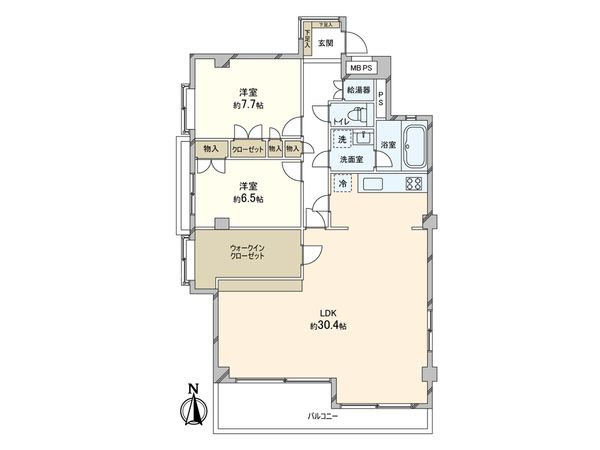 ラフィーヌ芦屋 A棟 間取図(平面図) ラフィーヌ芦屋 A棟 間取図(平面図)