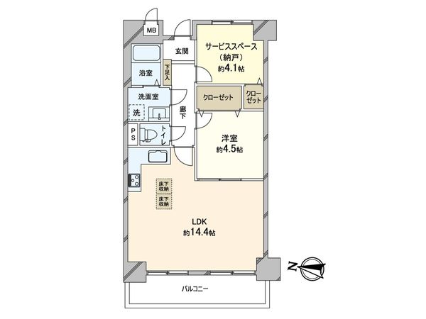サンワプラザ芦屋 間取図(平面図) サンワプラザ芦屋 間取図(平面図)