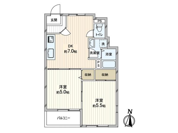 芦屋第一コーポラス 間取図(平面図) 芦屋第一コーポラス 間取図(平面図)