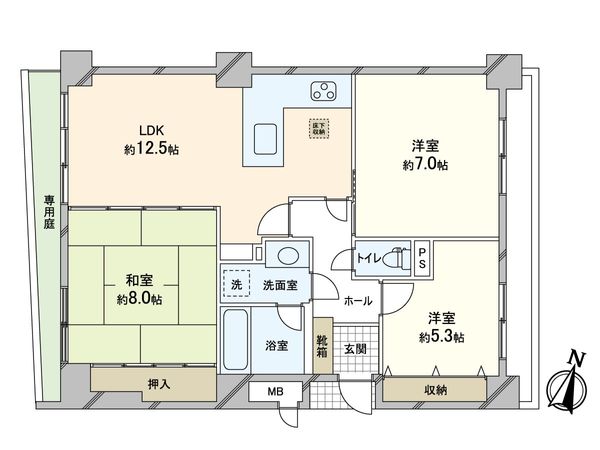芦屋呉川町ハウス 間取図(平面図) 芦屋呉川町ハウス 間取図(平面図)