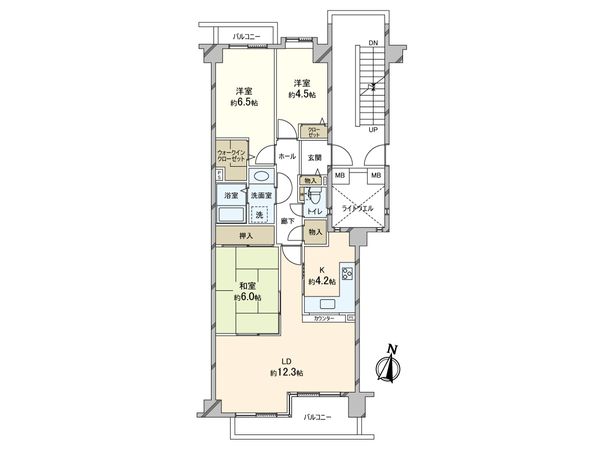 パーク・ハイム芦屋翠ケ丘 間取図(平面図) パーク・ハイム芦屋翠ケ丘 間取図(平面図)