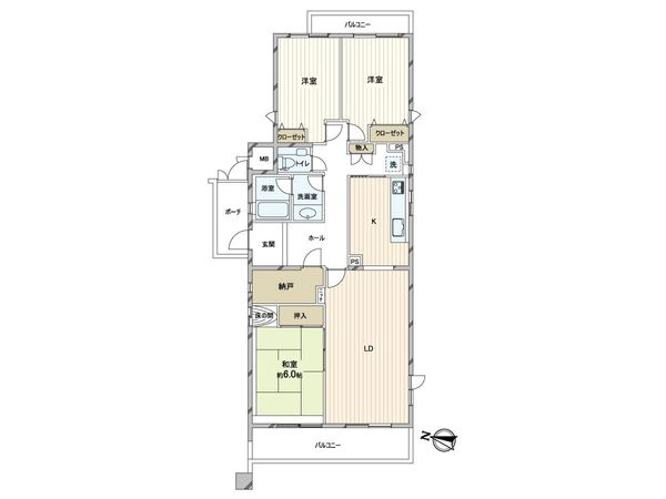 芦屋ヒューマンズ 間取図(平面図) 芦屋ヒューマンズ 間取図(平面図)
