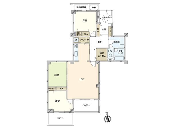 白鷹甲子園マンション 間取図(平面図) 白鷹甲子園マンション 間取図(平面図)