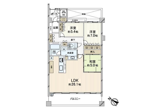 間取図(平面図)