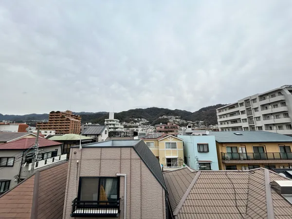 ５階共用部分からの眺望