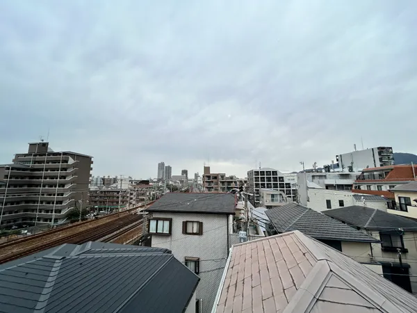 ５階共用部分からの眺望