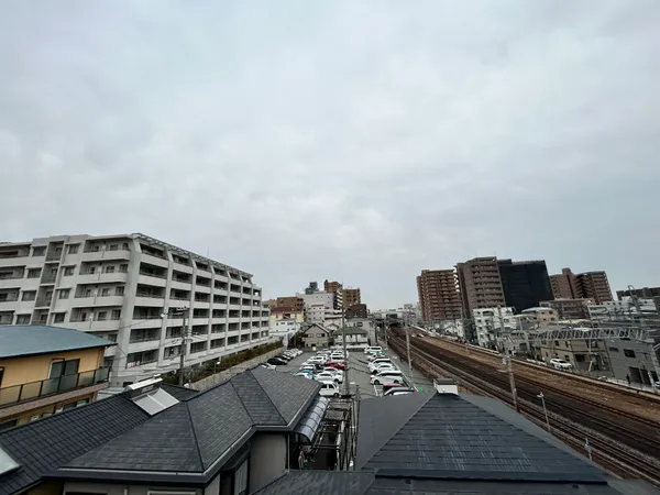 ５階共用部分からの眺望