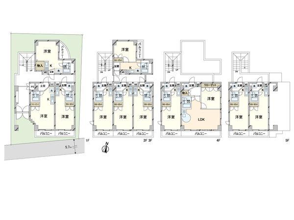 コンフォート岡本 間取図(平面図) 間取図(平面図)