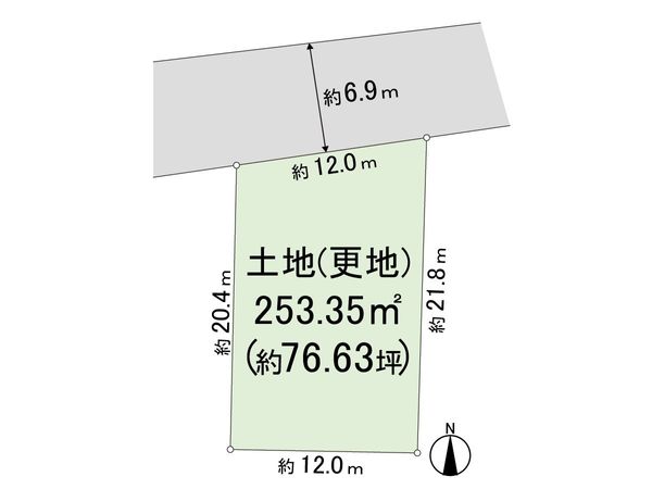 奈良市中山町西3丁目 区画図 奈良市中山町西3丁目 区画図
