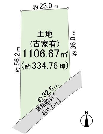 奈良市百楽園2丁目 区画図 奈良市百楽園2丁目 区画図
