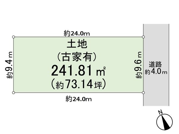 生駒市小明町 区画図