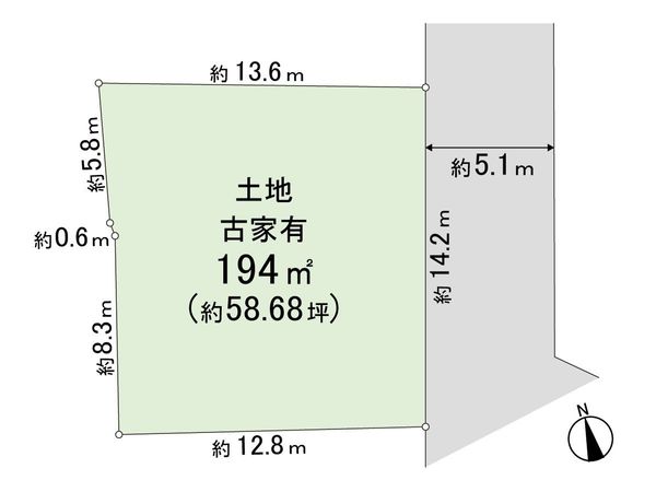 生駒市辻町 区画図 区画図