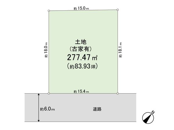 生駒市鹿ノ台東2丁目 区画図 生駒市鹿ノ台東2丁目 区画図