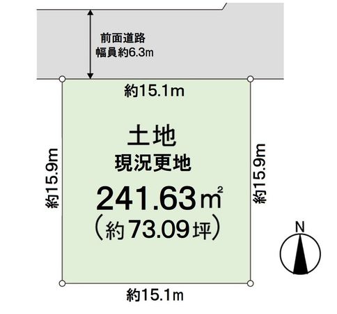 生駒市さつき台1丁目 区画図 生駒市さつき台1丁目 区画図
