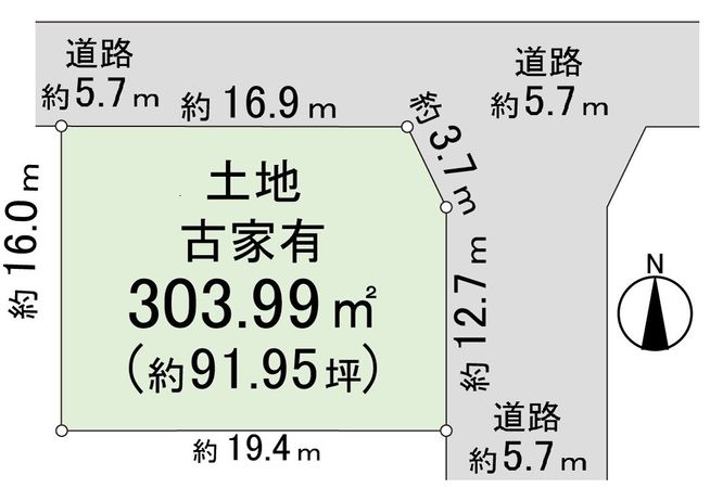 奈良市登美ヶ丘5丁目 区画図 奈良市登美ヶ丘5丁目 区画図