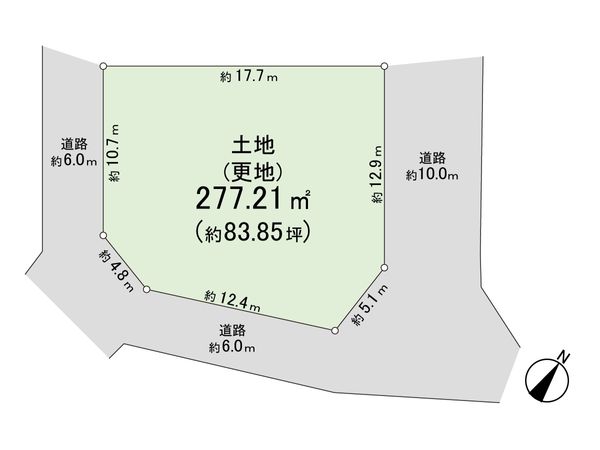 生駒市鹿ノ台南2丁目 区画図 生駒市鹿ノ台南2丁目 区画図