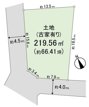 奈良市あやめ池南7丁目 区画図