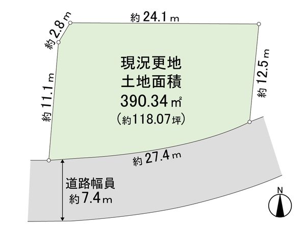 奈良市登美ヶ丘3丁目 区画図 奈良市登美ヶ丘3丁目 区画図