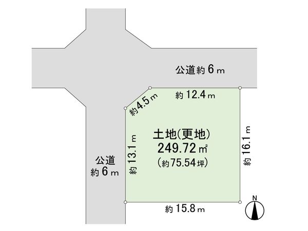 奈良市学園緑ヶ丘3丁目 区画図 奈良市学園緑ヶ丘3丁目 区画図