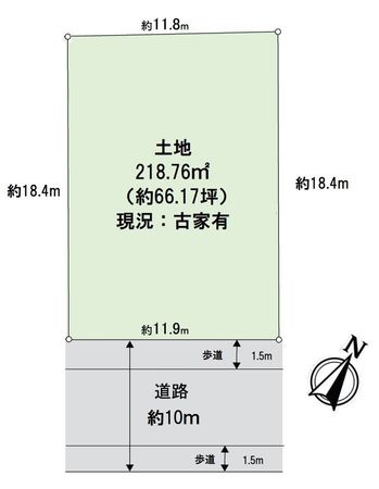 生駒市鹿ノ台東2丁目 区画図 生駒市鹿ノ台東2丁目 区画図