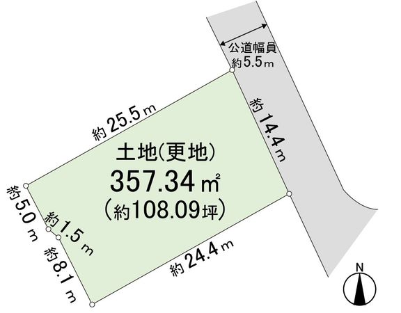 奈良市学園緑ヶ丘1丁目 区画図 奈良市学園緑ヶ丘1丁目 区画図